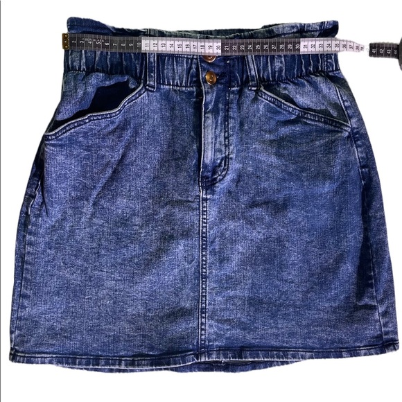 No Boundaries M Short Denim Jean Skirt - Picture 4 of 5